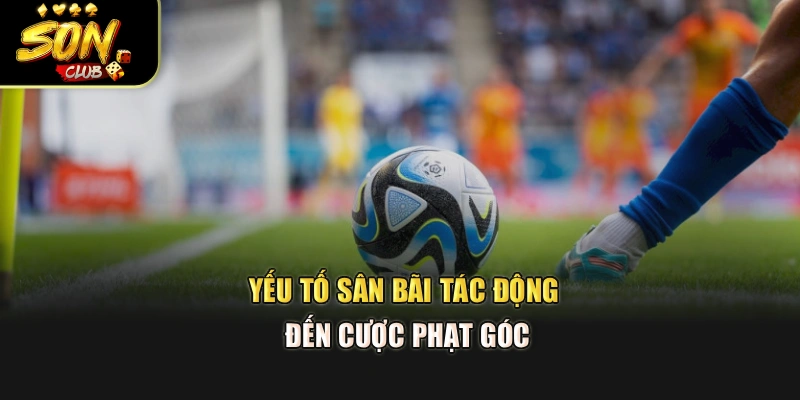 Yếu tố sân bãi tác động đến cược phạt góc